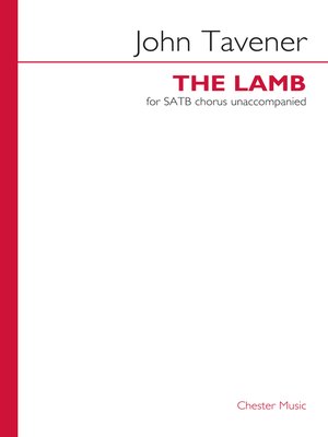 cover image of John Tavener: The Lamb